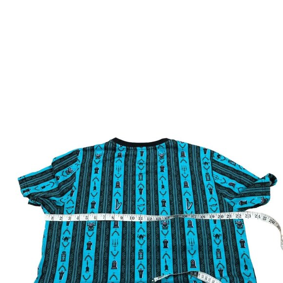 Disney The Haunted Mansion Blue, Black T-Shirt Adult Sz L - Picture 5 of 8